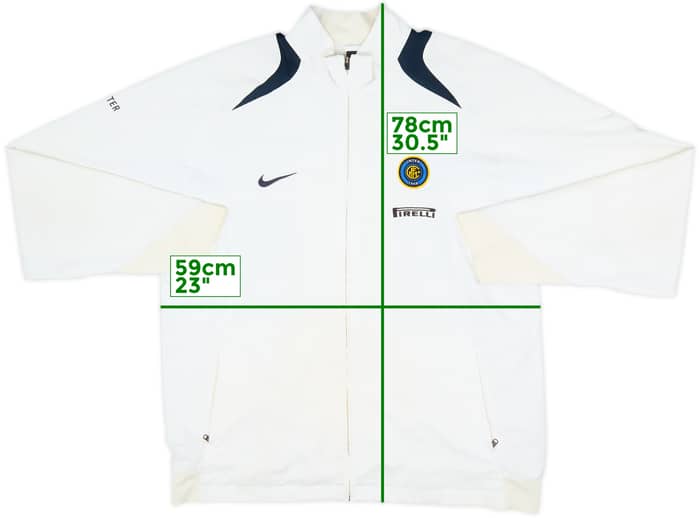 2006-07 Inter Milan Player Issue Nike Track Jacket - 8/10 - (XL)
