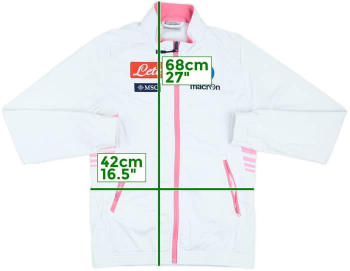 2014-15 Napoli Macron Track Jacket - 6/10 - (XL.Boys)
