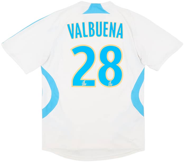 2007-08 Olympique Marseille Home Shirt Valbuena #28 - 6/10 - (S)