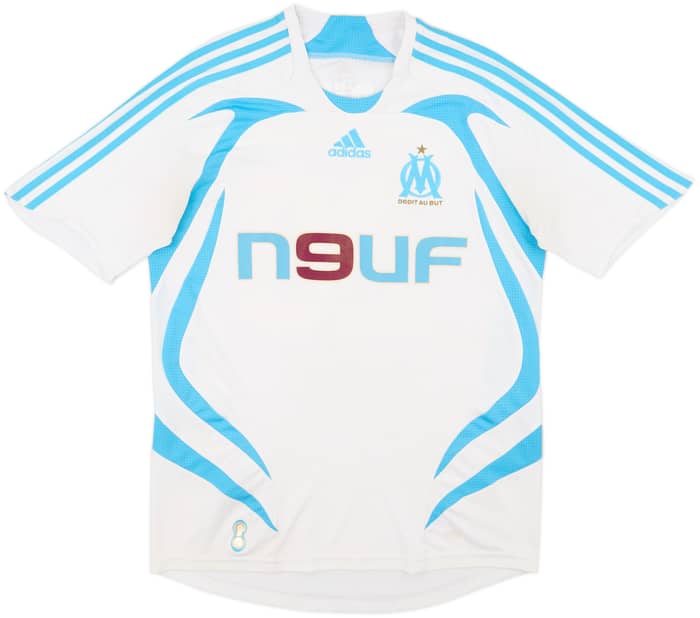 2007-08 Olympique Marseille Home Shirt Valbuena #28 - 6/10 - (S)