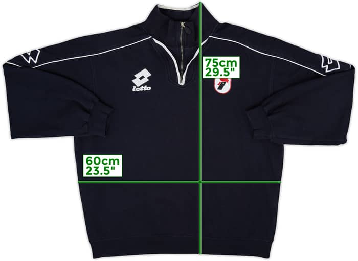 2001-03 Bari Lotto 1/4 Zip Drill Top - 7/10 - (L)