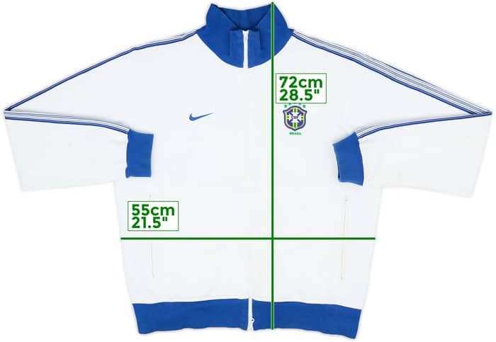 2005-06 Brazil Nike Track Jacket - 6/10 - (L)
