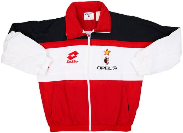 1994-95 AC Milan Lotto Track Jacket - 8/10 - (XL)