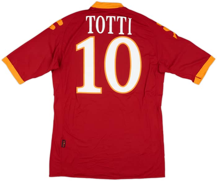 2009-10 Roma Home Shirt Totti #10 - 7/10 - (M)
