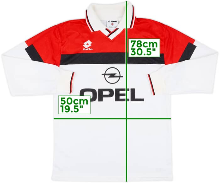 1994-95 AC Milan Match Issue Away L/S Shirt #3