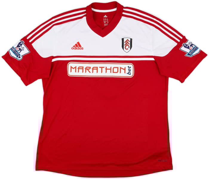 2013-15 Fulham Away Shirt Hangeland #5 - 8/10 - (XL)