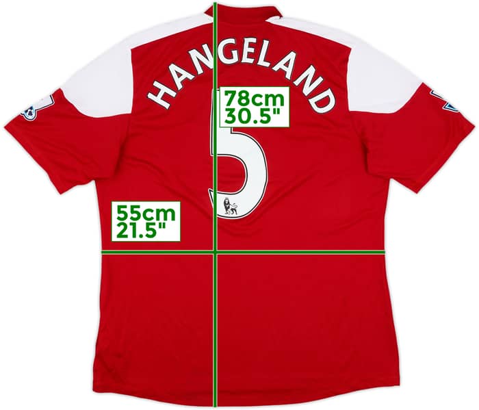2013-15 Fulham Away Shirt Hangeland #5 - 8/10 - (XL)