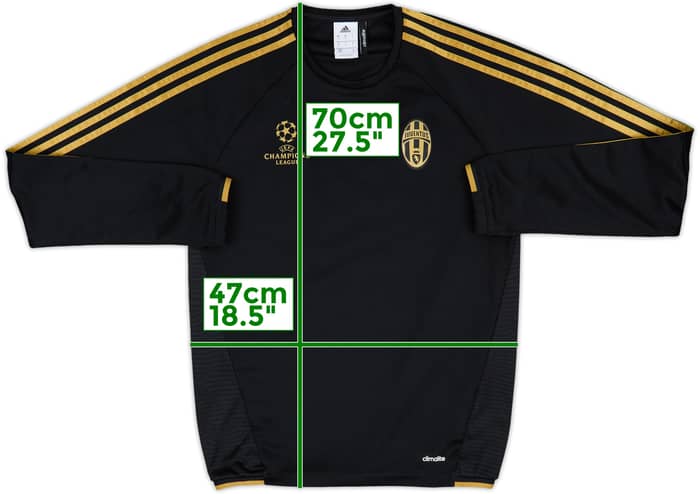 2015-16 Juventus adidas CL Sweat Top - 8/10 - (S)
