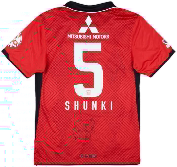 2011 Urawa Red Diamonds Match Issue Signed Home Shirt Shunki #5