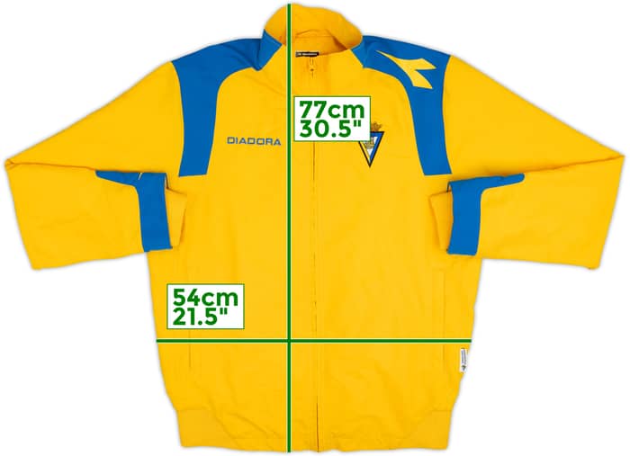 2008-09 Cadiz Diadora Track Jacket - 8/10 - (S)