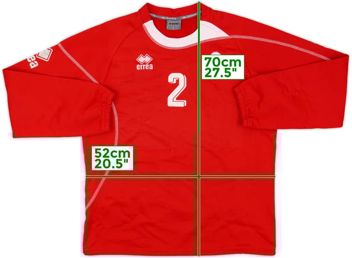 2007-08 Bari Player Issue Errea Sweat Top #2 - 8/10 - (L)