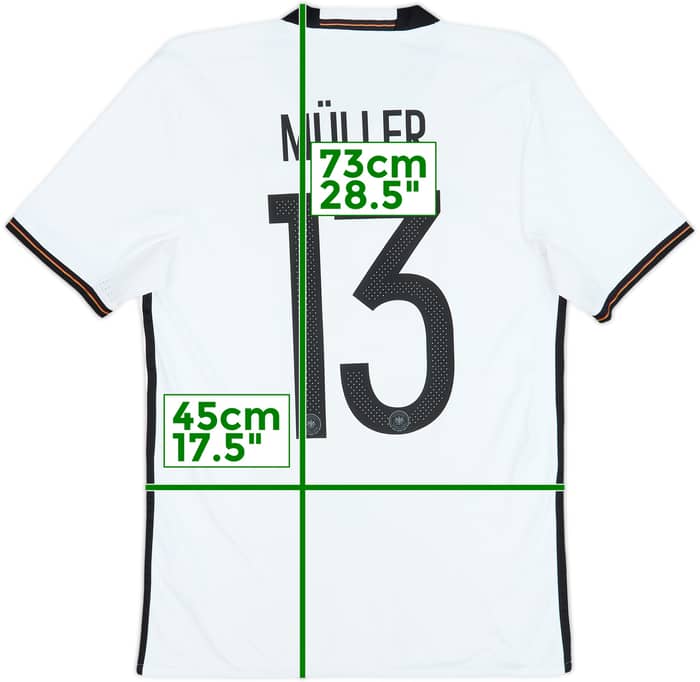 2015-16 Germany Home Shirt Muller #13 - 6/10 - (S)