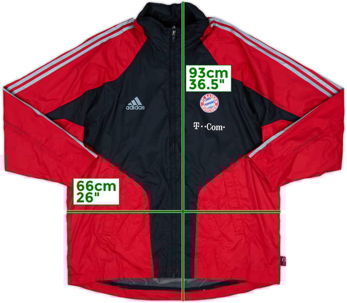 2004-05 Bayern Munich adidas Hooded Rain Jacket - 7/10 - (L/XL)