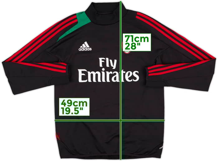 2012-13 AC Milan adidas Formotion Drill Top - 9/10 - (S)