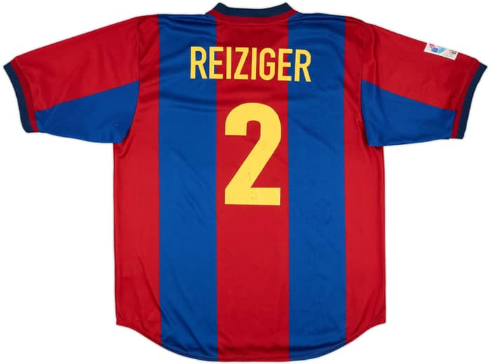 1998-99 Barcelona Player Issue Home Shirt Reiziger #2 - 6/10 - (XL)
