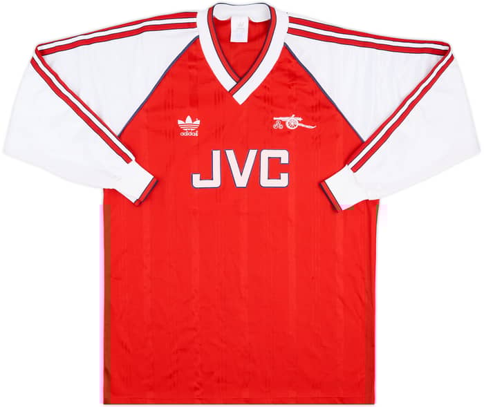 1988-90 Arsenal Match Issue Home L/S Shirt #13