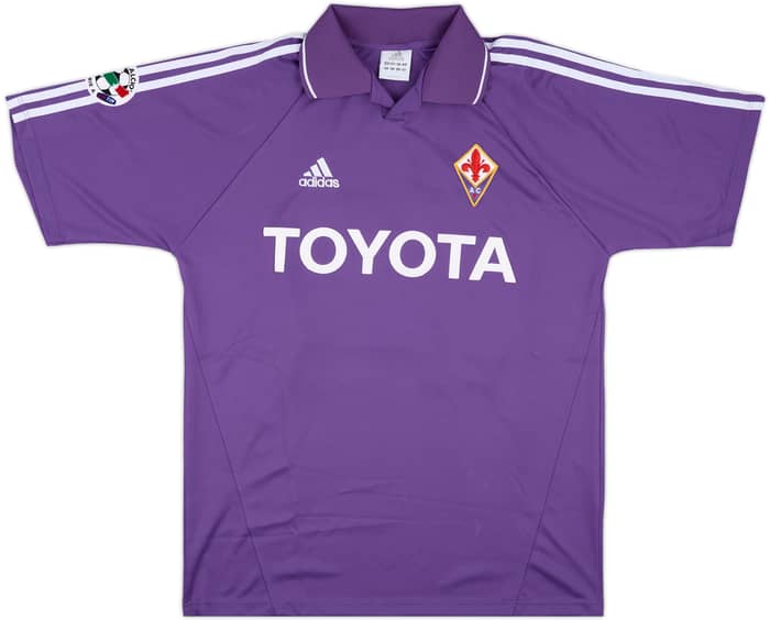 2004-05 Fiorentina Match Issue Home Shirt Viali #55