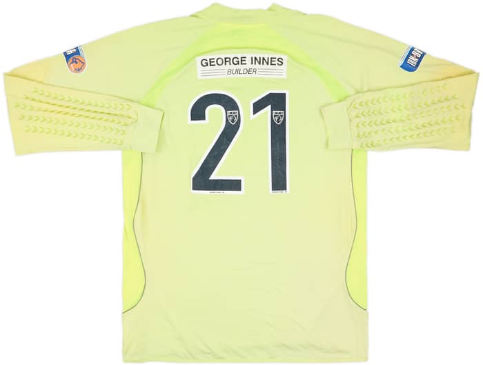 2009-10 Elgin City Match Issue GK Shirt #21