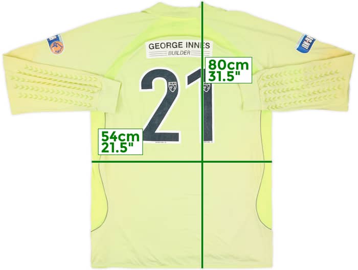 2009-10 Elgin City Match Issue GK Shirt #21
