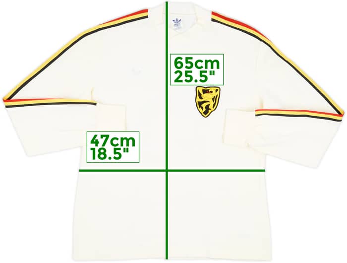 1976-78 Belgium Match Issue Away L/S Shirt #15