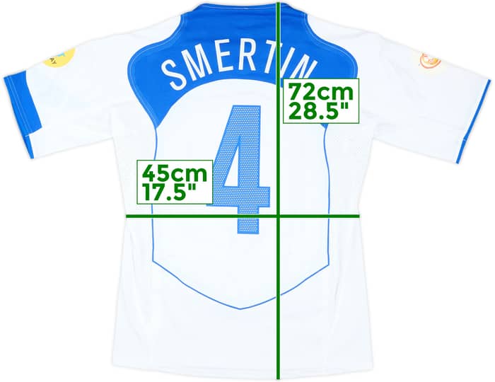 2004 Russia Match Issue Euro 2004 Home Shirt Smertin #4