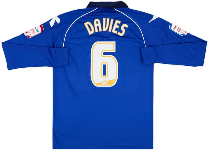 2012-13 Birmingham Home L/S Shirt Davies #6 - 8/10 - (S)