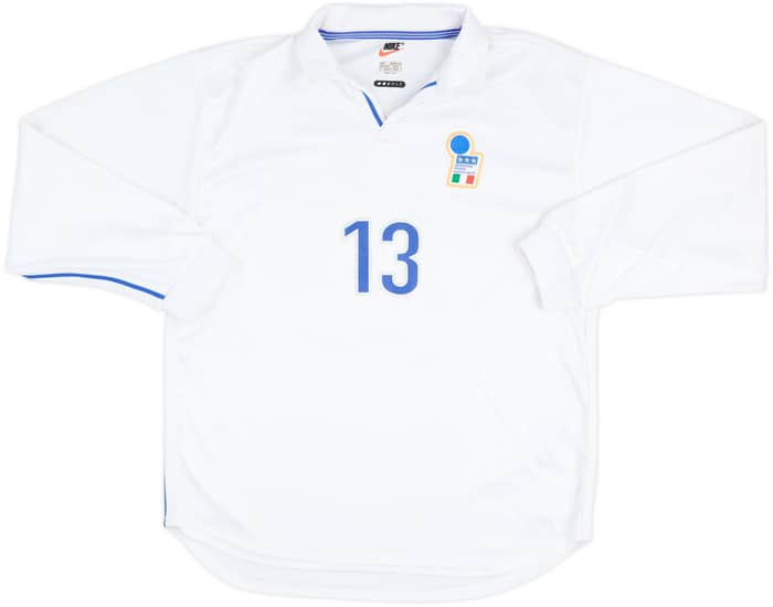 1997-98 Italy Match Issue Away L/S Shirt #13