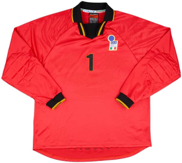 1996-97 Italy Player Issue GK Shirt #1 - 9/10 - (XL)