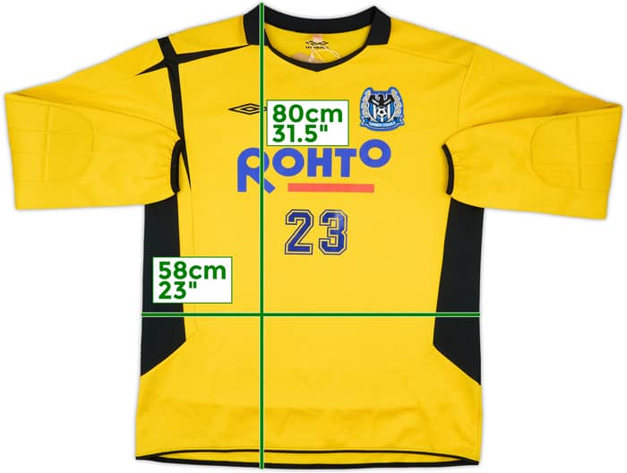 2004-05 Gamba Osaka GK Shirt #23 - 9/10 - (XL)