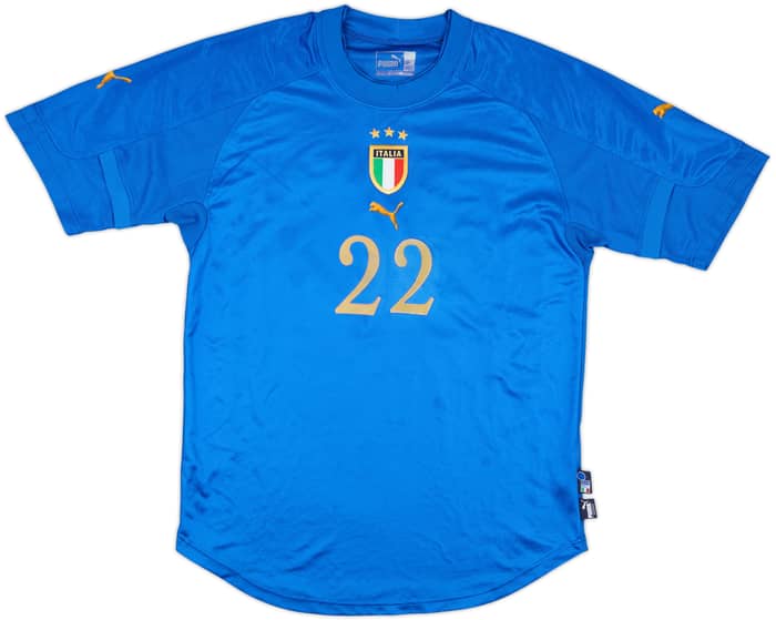 2004-06 Italy Home Shirt Oddo #22 - 7/10 - (L)