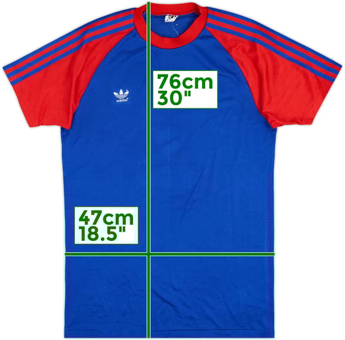 1988-90 adidas Template Shirt #2 (Engeland) - 7/10 - (L)