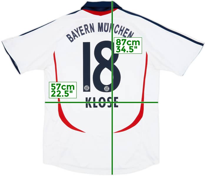 2006-07 Bayern Munich Away Shirt Klose #18 - 8/10 - (L)