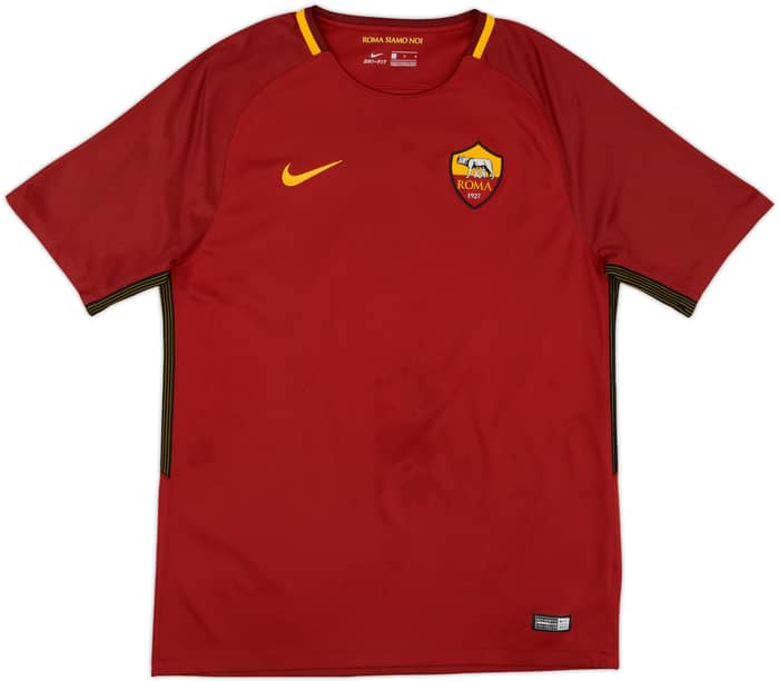 2017-18 Roma Home Shirt Nainggolan #4 - 7/10 - (L)