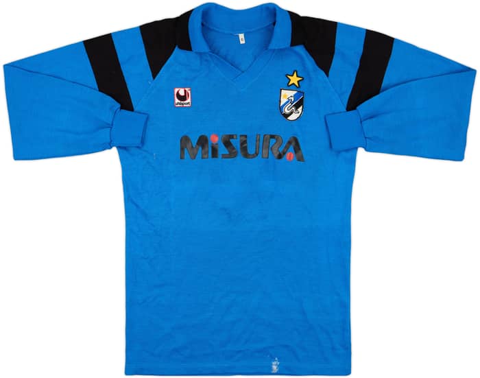 1988-89 Inter Milan Uhlsport Training L/S Shirt #6 - 8/10 - (L)