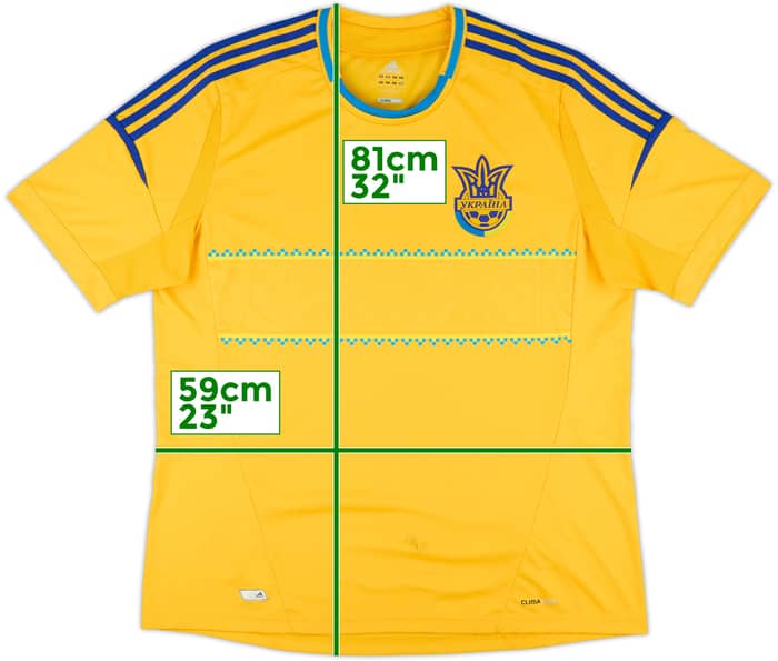 2011-13 Ukraine Home Shirt - 7/10 - (XL)
