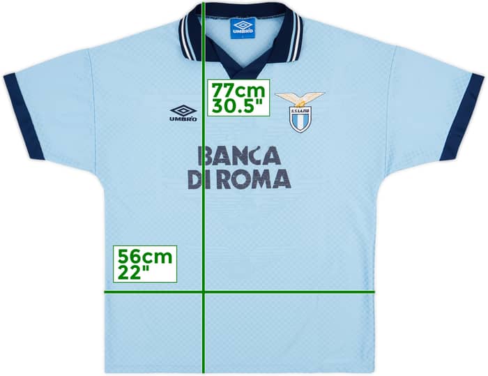 1995-96 Lazio Home Shirt - 5/10 - (L)