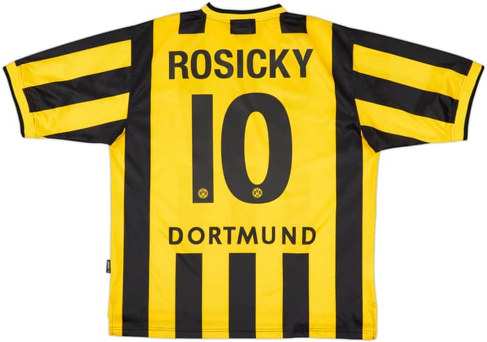 2000-02 Borussia Dortmund Home Shirt Rosicky #10 - 8/10 - (L)