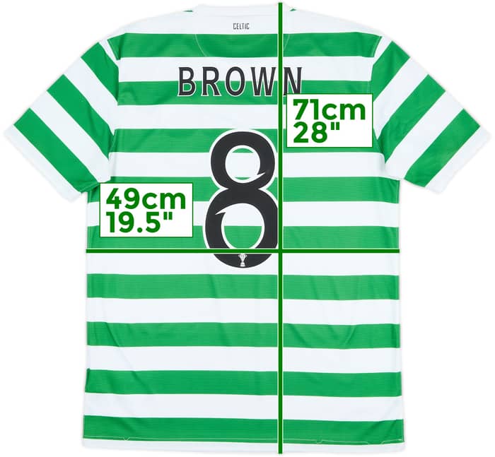 2012-13 Celtic '125th Anniversary' Home Shirt Brown #8 - 6/10 - (M)