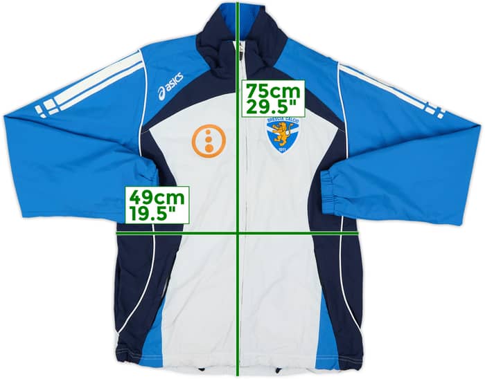 2007-08 Brescia Asics Track Jacket - 5/10 - (XL.Boys)