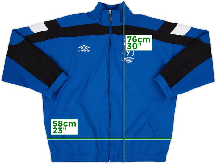 2000-01 Vicenza Umbro Track Jacket - 7/10 - (XXL)