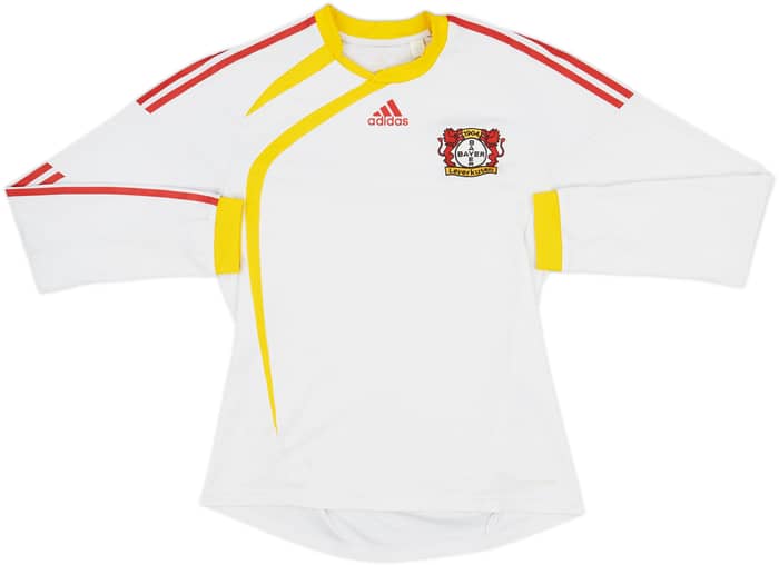 2009-10 Bayer Leverkusen Player Issue Away L/S Shirt - 7/10 - (M)