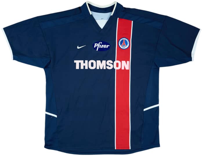 2002-03 Paris Saint-Germain Home Shirt #11 - 8/10 - (XL)