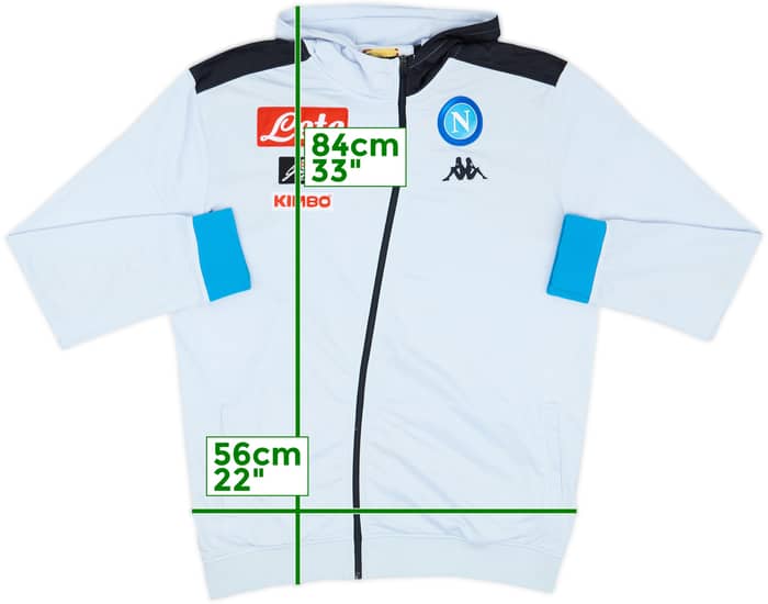 2018-19 Napoli Kappa Hooded Track Jacket - 6/10 - (3XL)