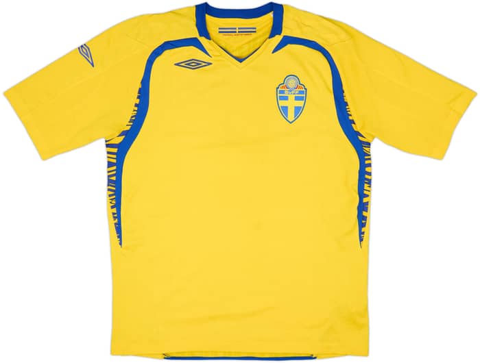 2007-09 Sweden Home Shirt - 4/10 - (L)