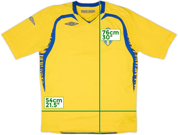 2007-09 Sweden Home Shirt - 4/10 - (L)