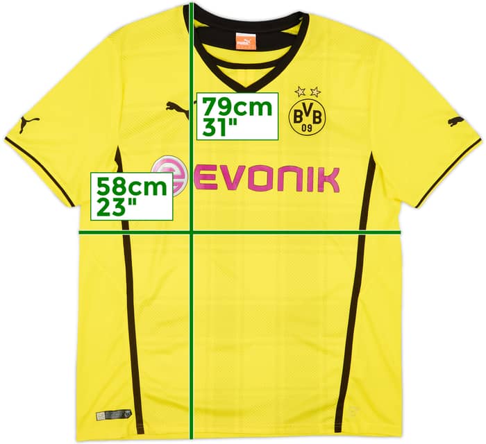 2013-14 Borussia Dortmund Home Shirt - 7/10 - (XL)