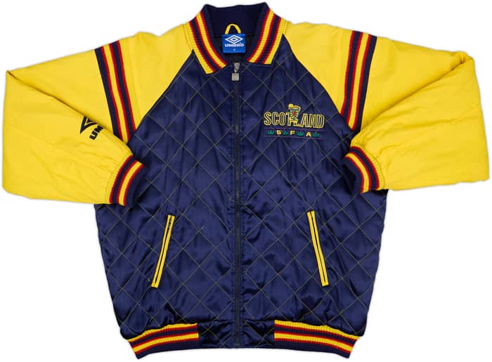 1994-96 Scotland Umbro Padded Track Jacket - 8/10 - (M)
