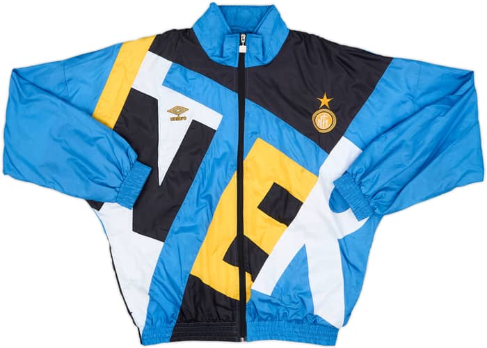 1992-93 Inter Milan Umbro Track Jacket - 9/10 - (M)