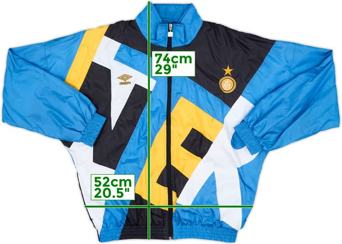 1992-93 Inter Milan Umbro Track Jacket - 9/10 - (M)