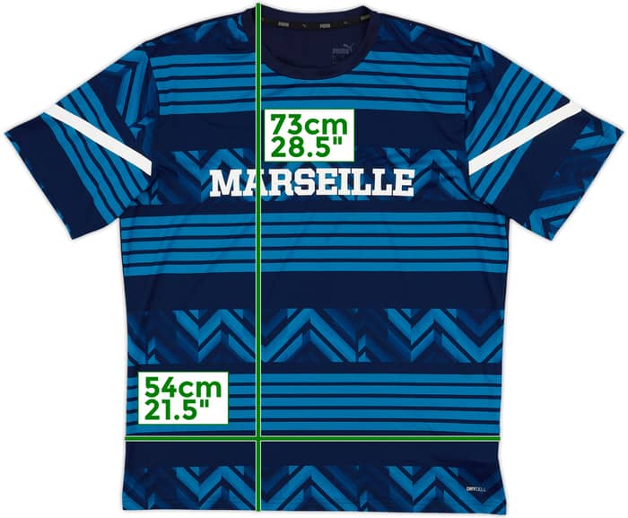 2021-22 Marseille Puma Training Shirt - 10/10 - (L)